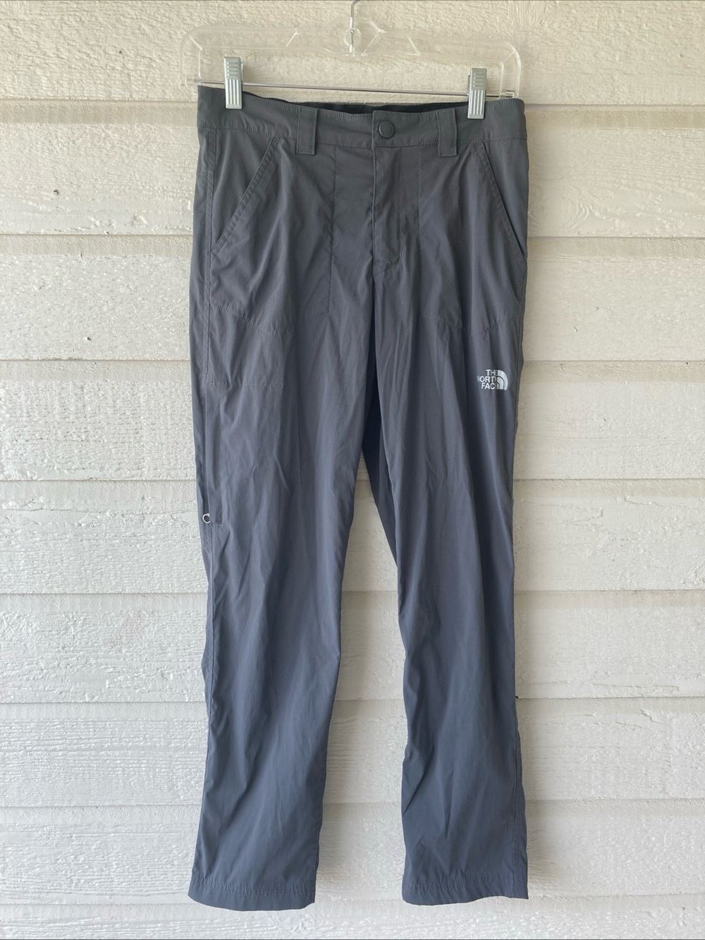 The North Face Pants Teen Boys Hiking Large 14-16 Gray Flashdry Outdoor